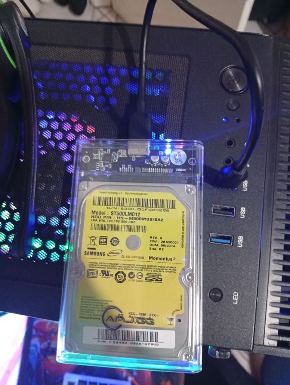 Hd externo 3.0 500gb - Foto 2