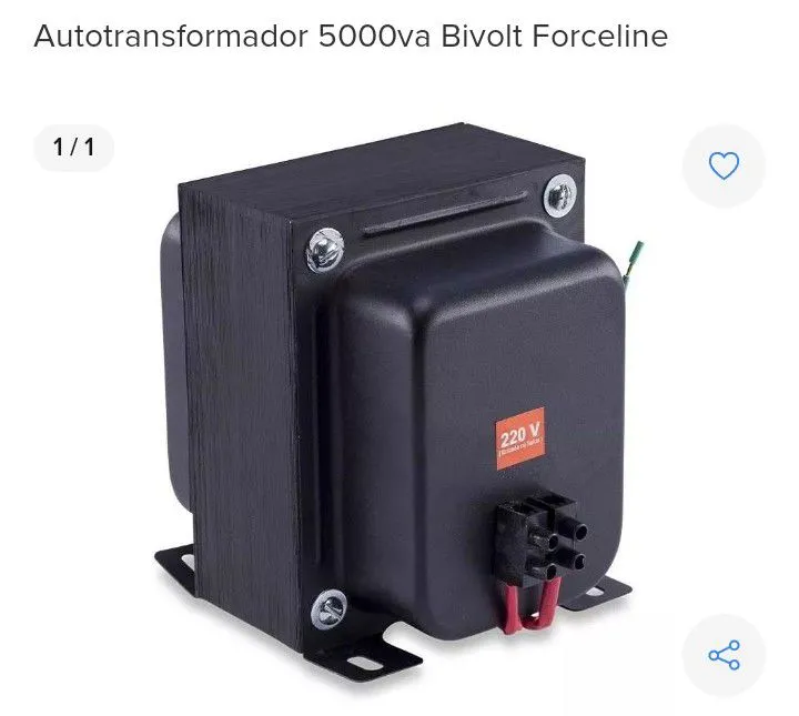 Transformador Bivolt 5000va