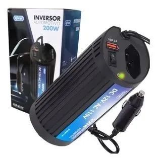 Inversor Transformador Tensão Veicular 200w 12v 110v Usb - Foto 5