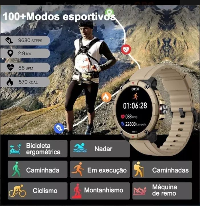 Smartwatch com Alexa Integrado - MAXS OÁSIS - Foto 2
