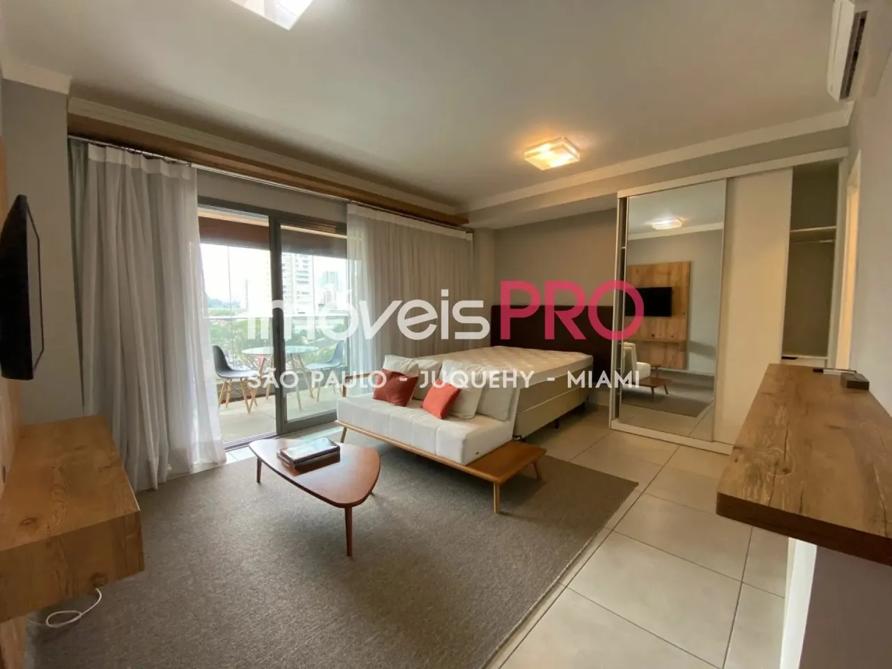 Studio no Brooklin com 41m² mobiliado