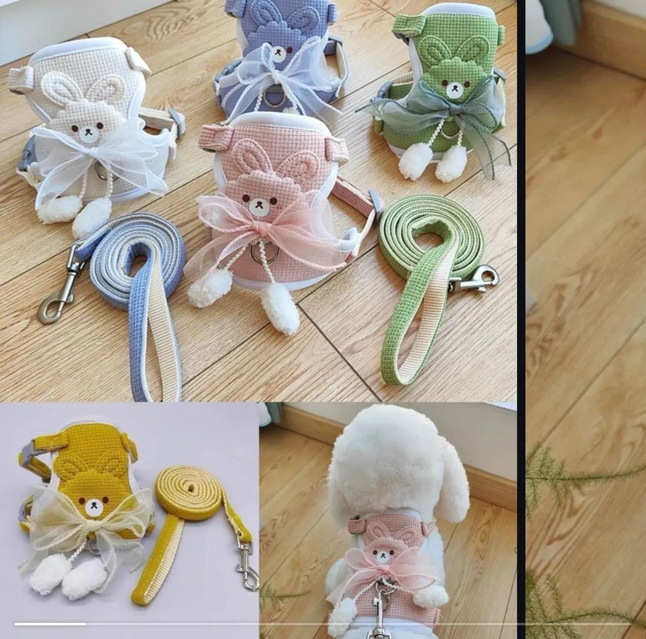 Coleira peitoral com mochila pet, cães e gatos