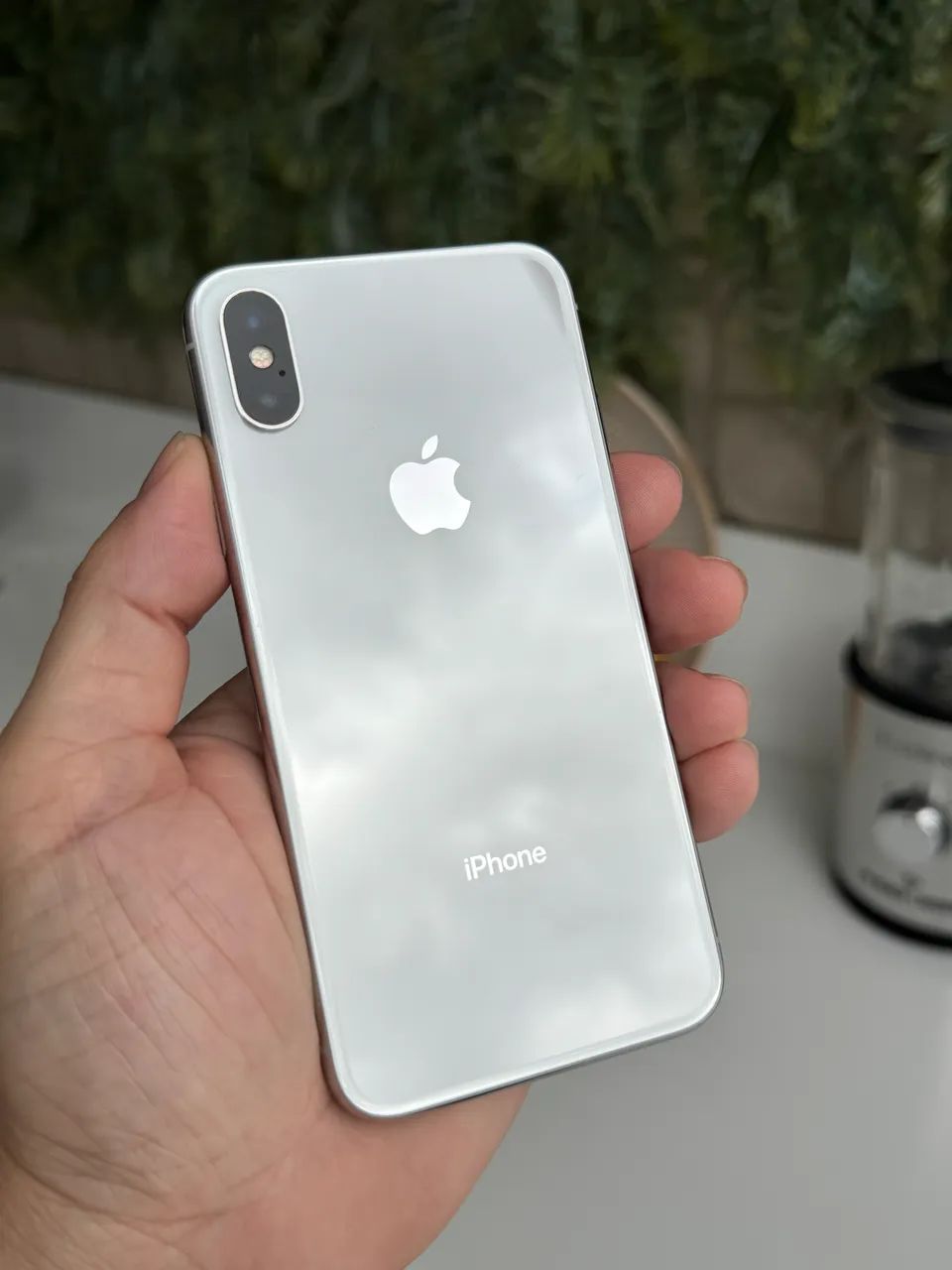 iPhone X 256Gb Prata Excelente Saúde 62% - Celulares e Smartphones