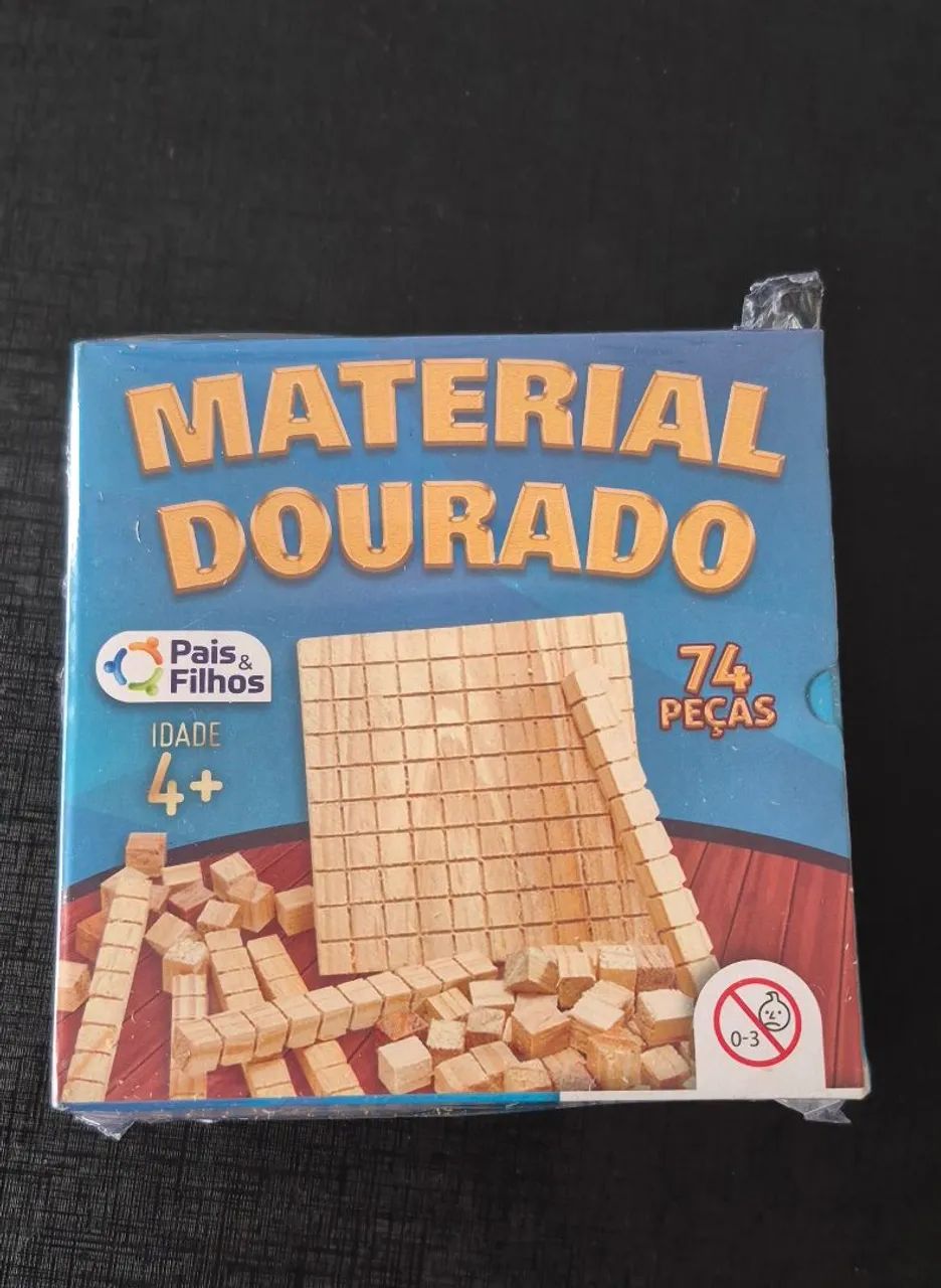 Material dourado + Tangram