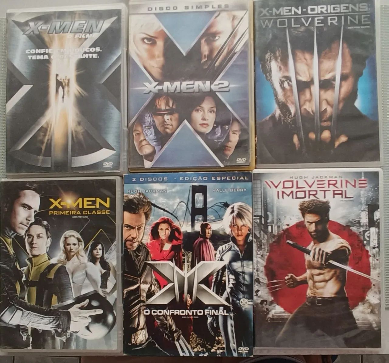 Combo X-Men - 6 DVDs Originais - DVD, Blu-Ray e Vídeo Cassete