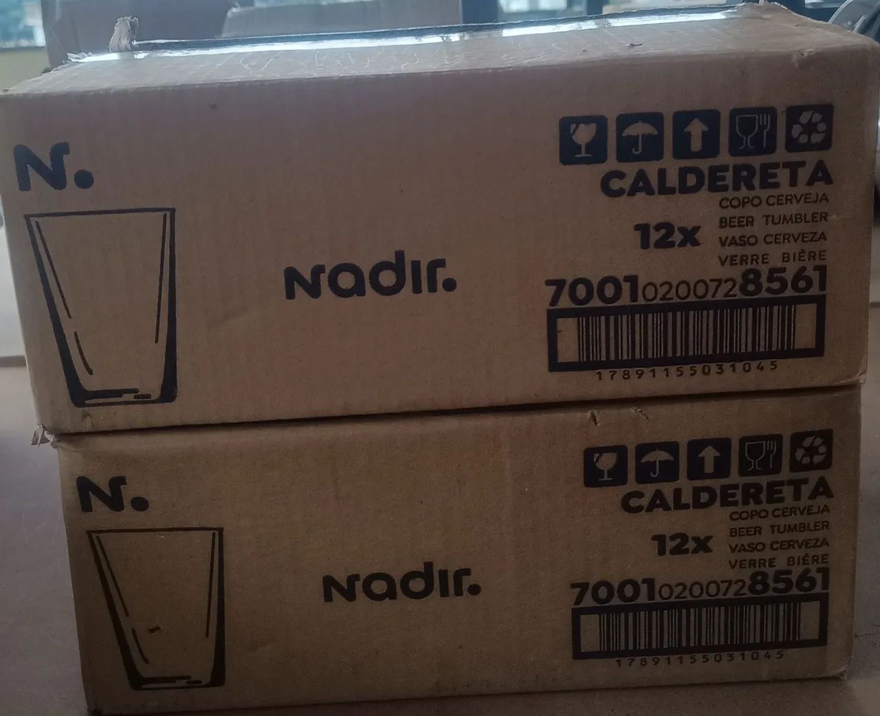 45 Copos de Cerveja Caldereta - Nadir - 300ml