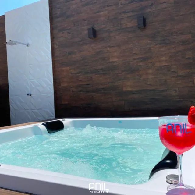 Spa ofuro 4 pessoas lugares de fibra  - Foto 4