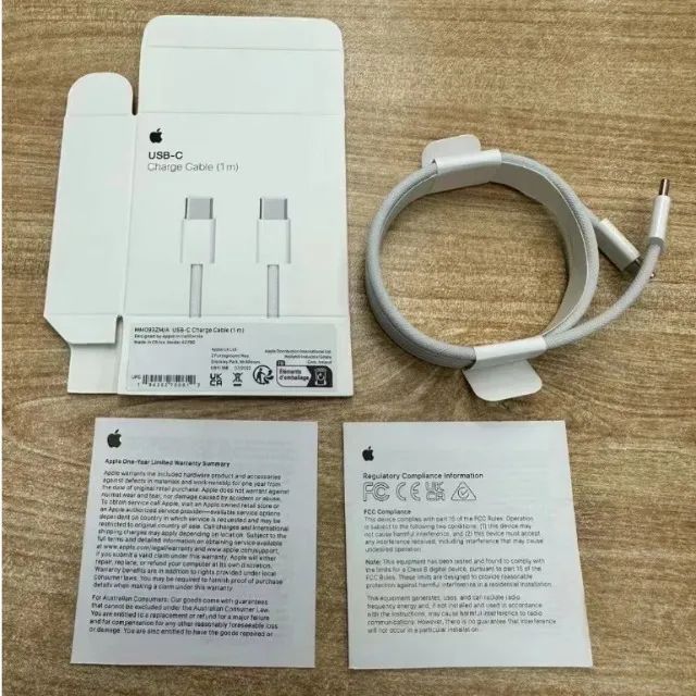 Cabo iPhone Usb-C (Duplo) iPhone 15 Apple Original - 3 meses de Garantia