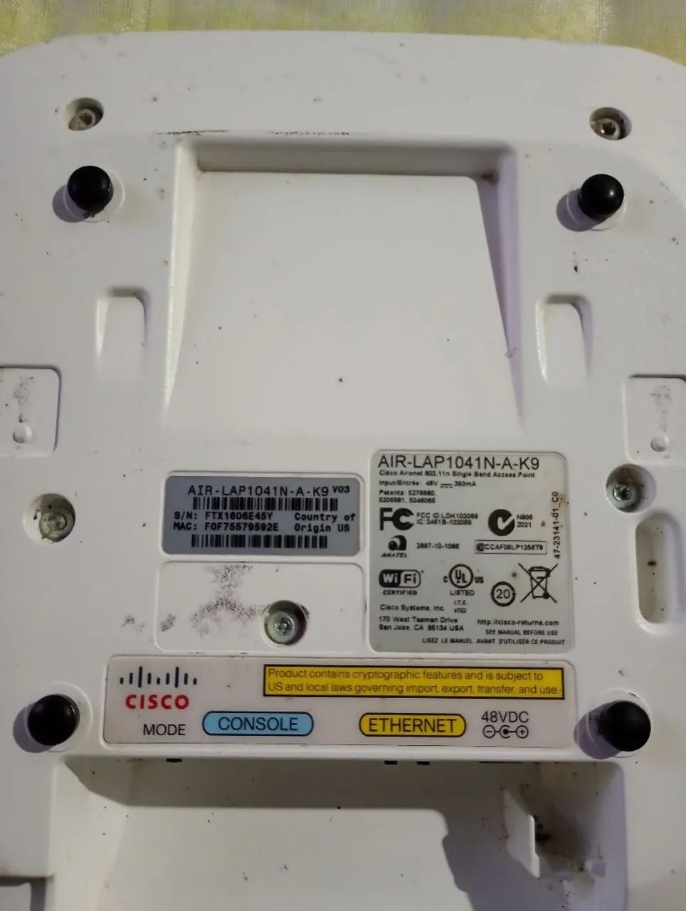 Ap cisco usada em boas condições  modelo: air-lap1041n-a-k9 - Foto 3