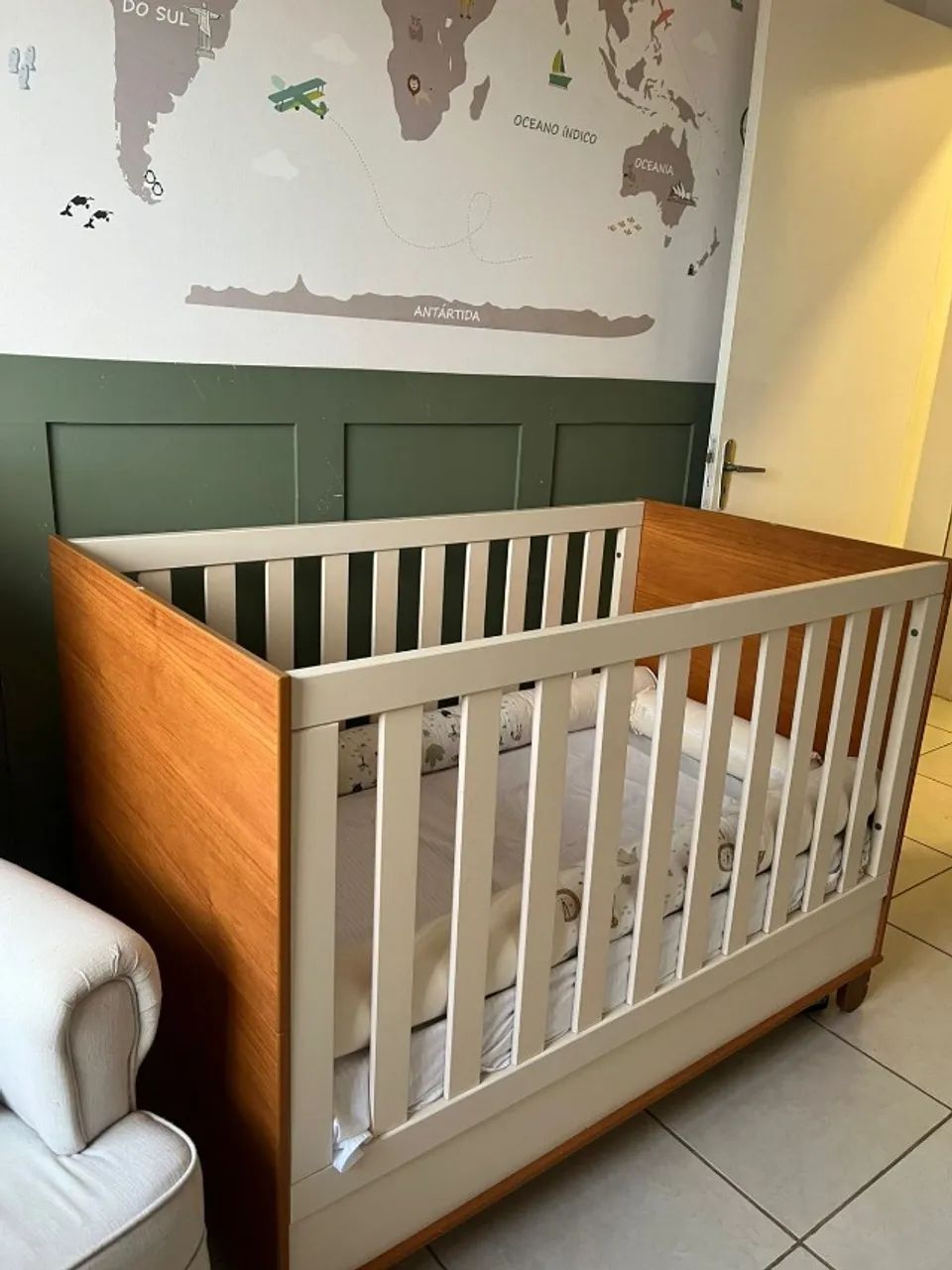 Berço infantil + COLCHÃO  - Foto 3