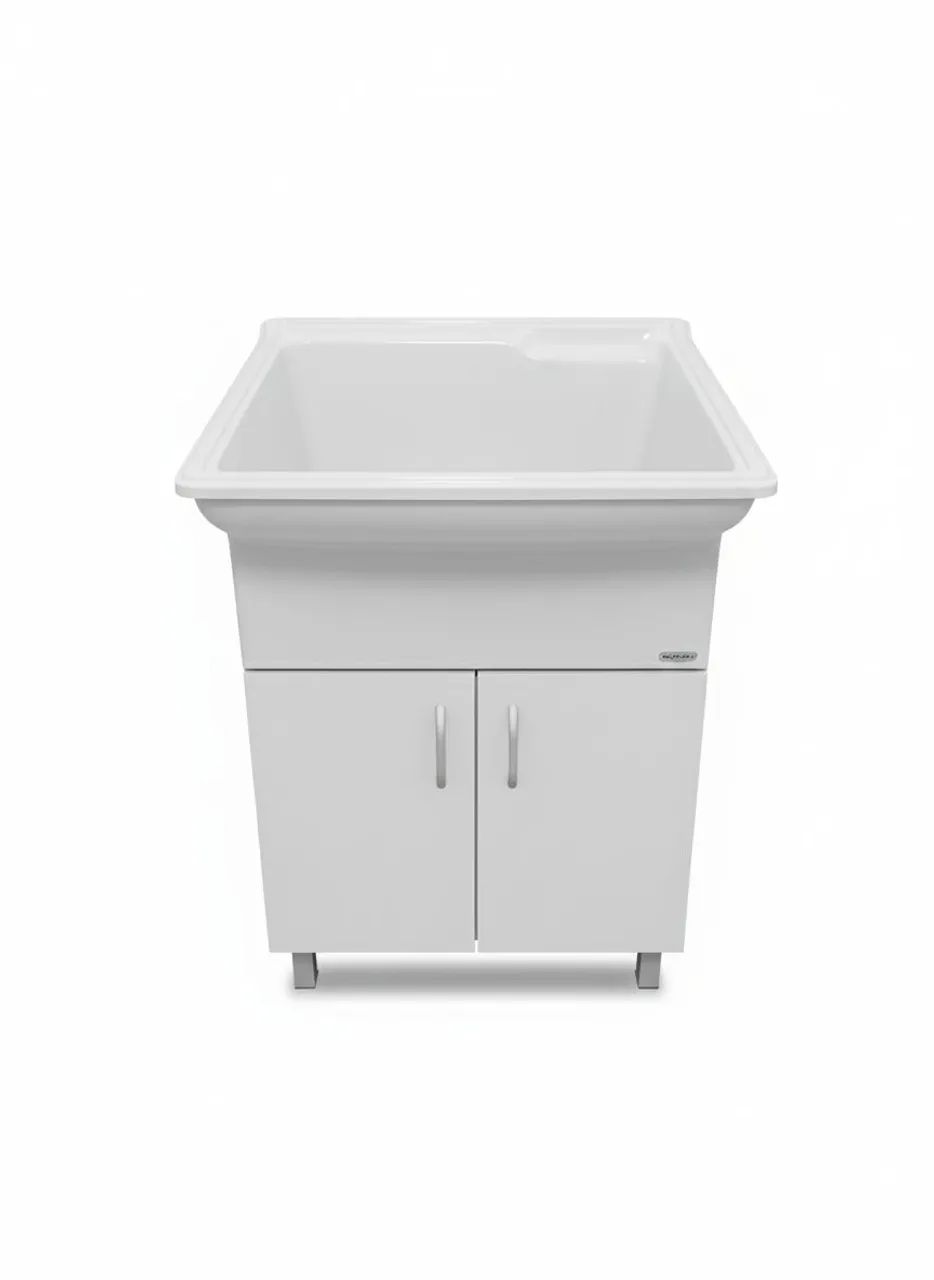 Tanque com Gabinete Branco em Ótimo Estado ?
