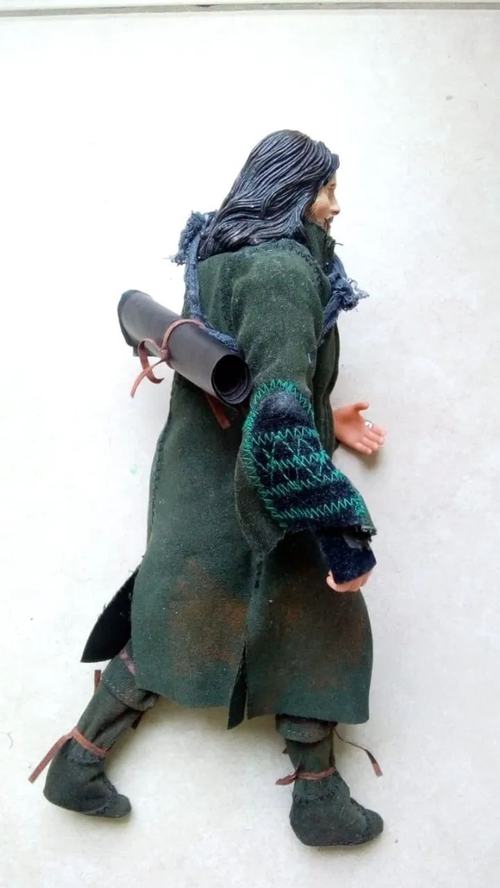 Boneco Aragorn Senhor dos Anéis raro 30cm - Foto 2