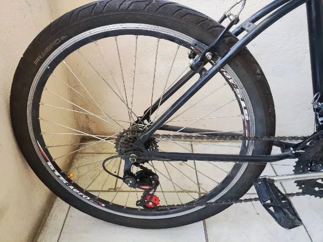 Bicicleta Caiçara Preta - (REVISADA) - Foto 4