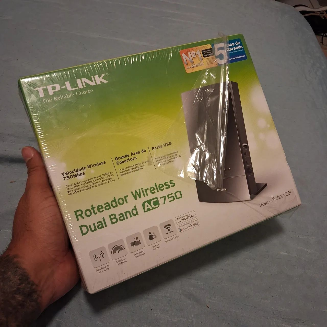 Roteador Wireless Dual Band Ac 750 Tp-link<br><br>Archer C20i - Foto 2