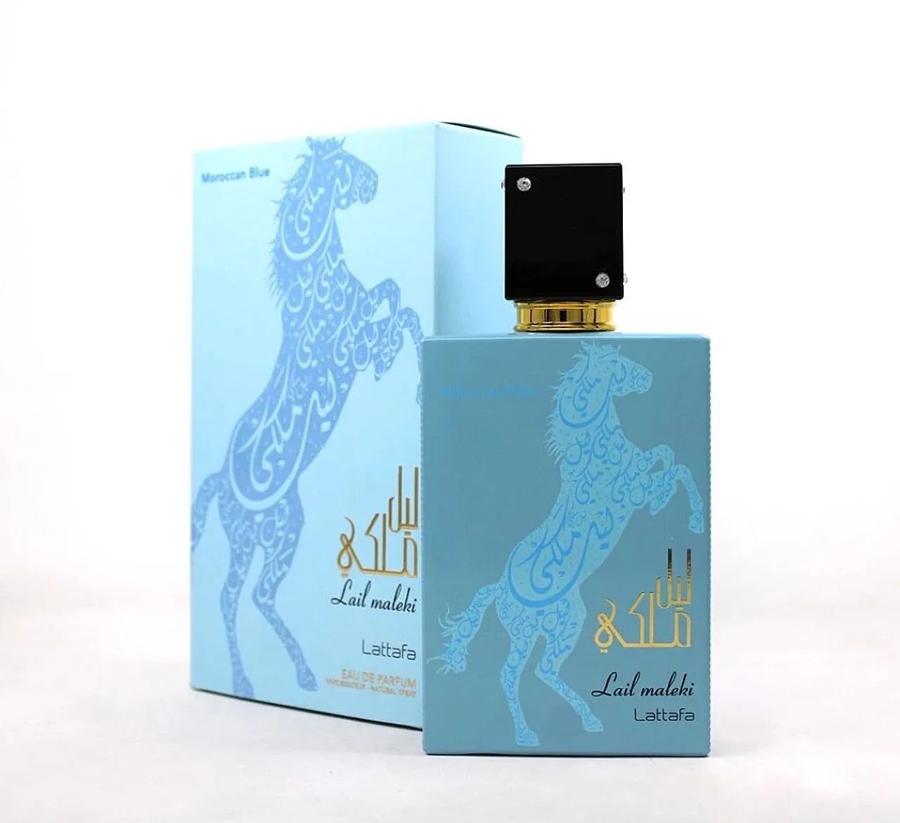 Perfume Lail Maleki Lattafa Moroccan Blue - 100% original - lacrados 