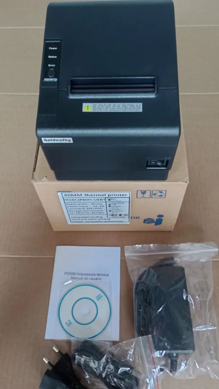 Impressora Não Fiscal Térmica Bluetooth 80 milímetros USB Ethernet Com Guilhotina - Foto 5