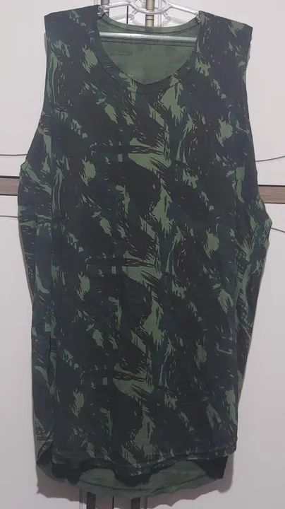camiseta regata machao mesclada camuflada