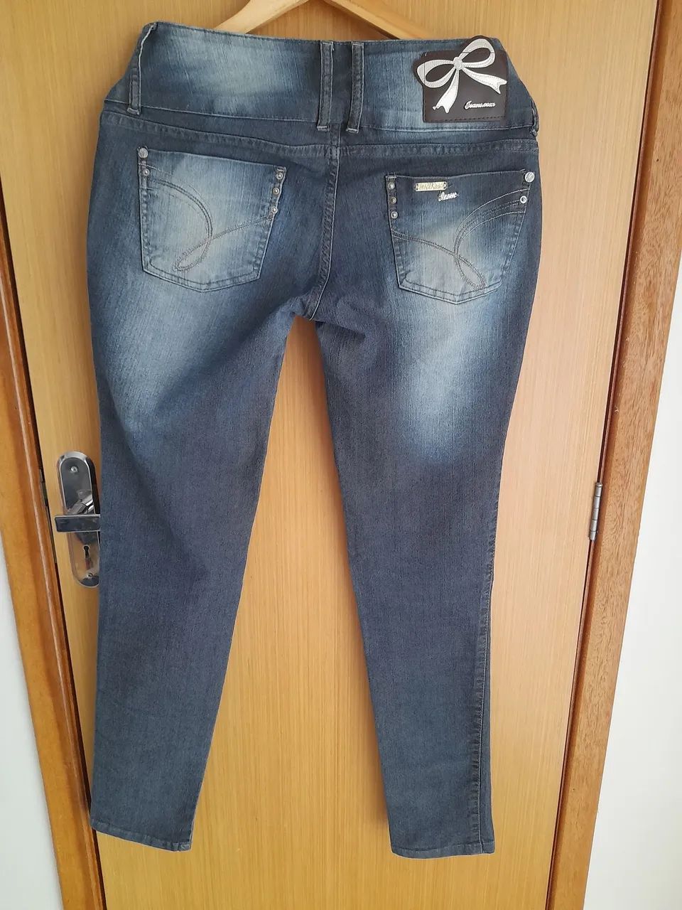 Calça Jeans Skinny Azul - Foto 2