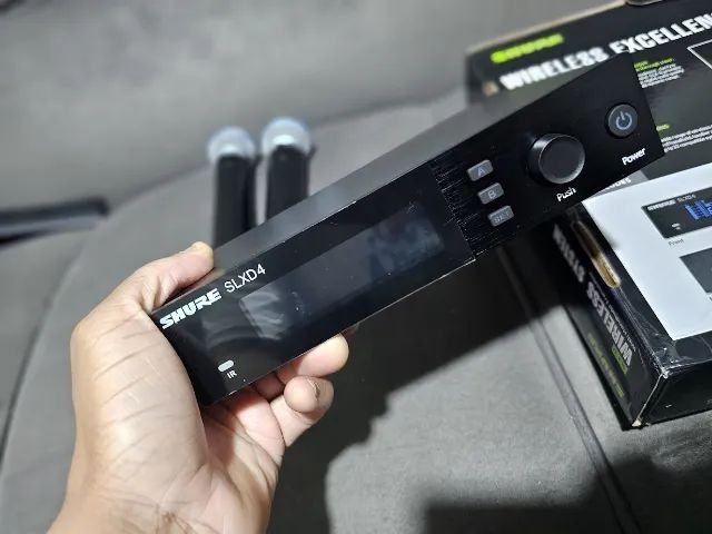 Microfone sem fio Shure Duplo  SLXD4 - Novo - Foto 2