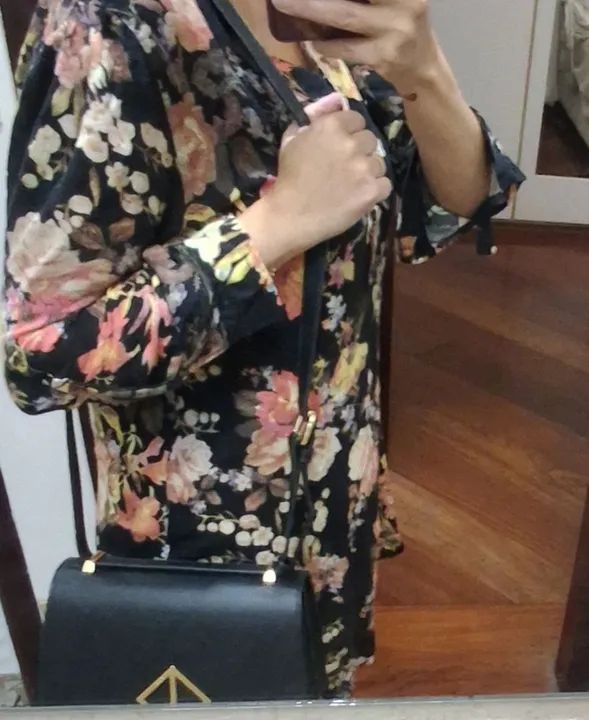 Bolsa Luiza Barcelos Couro black  - Foto 3