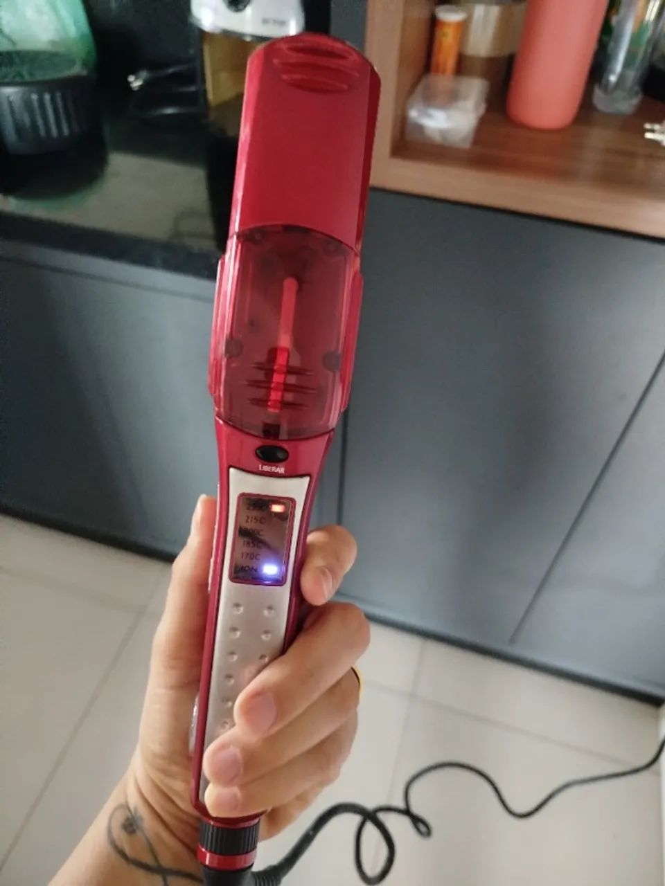Prancha de turmalina a vapor - Foto 4