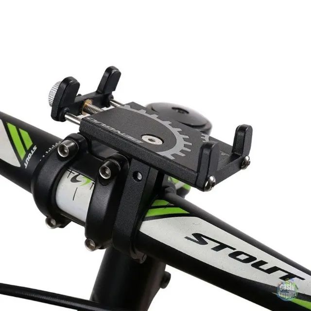 Suporte Alumínio Celular Bicicleta Guidão Moto Fixo Bike - Foto 2