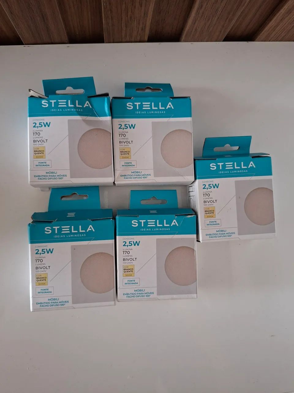 5 Spot Led novos