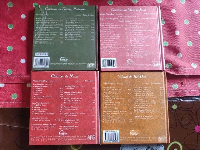 Cds Celestial Sound - Walter Weiszflog Canticos e Salmos 4 Cds Com Livretos - Foto 5