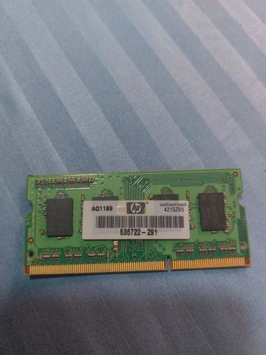 Memória Ram HP 1GB notebook 