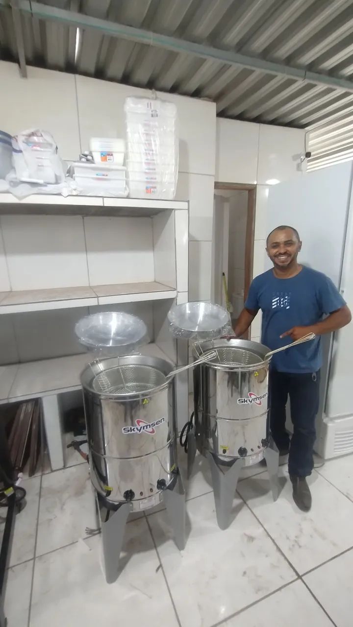FRITADEIRA ELÉTRICA ÁGUA E ÓLEO 38 LITROS 8.000 E SKYMSEN 