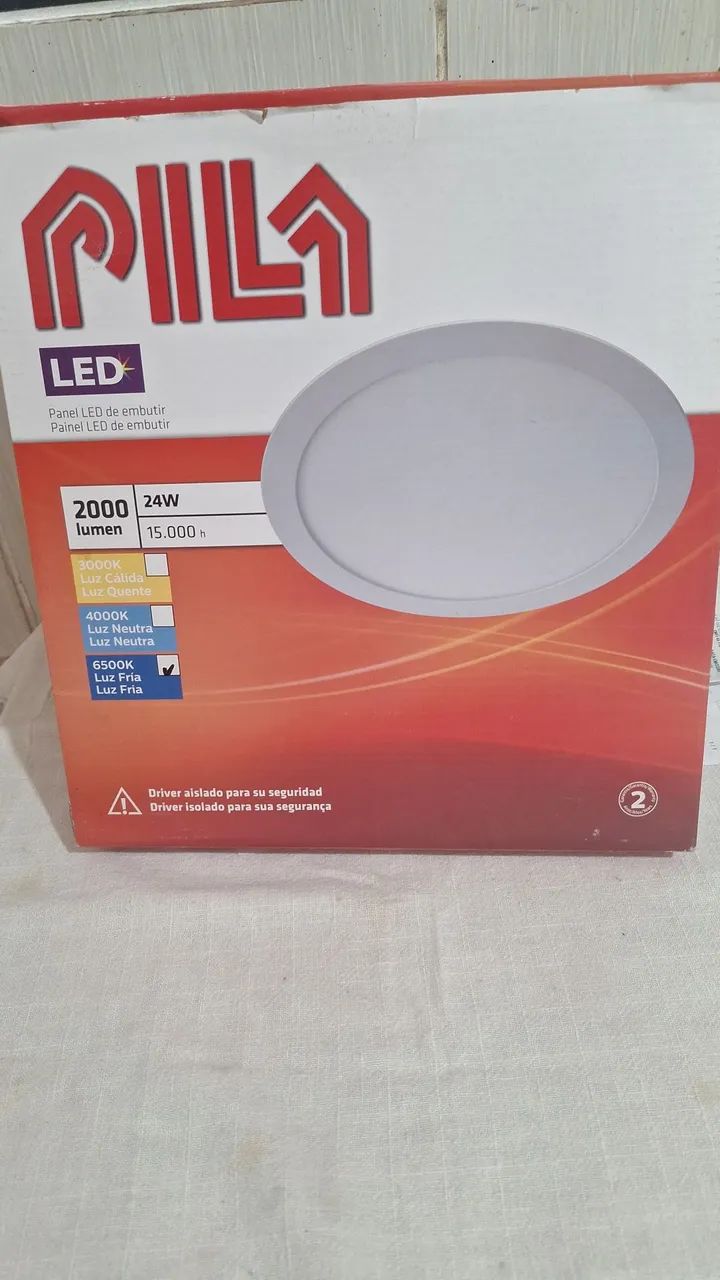 Painel LED Embutir 2000 Lumens 24W - PILA