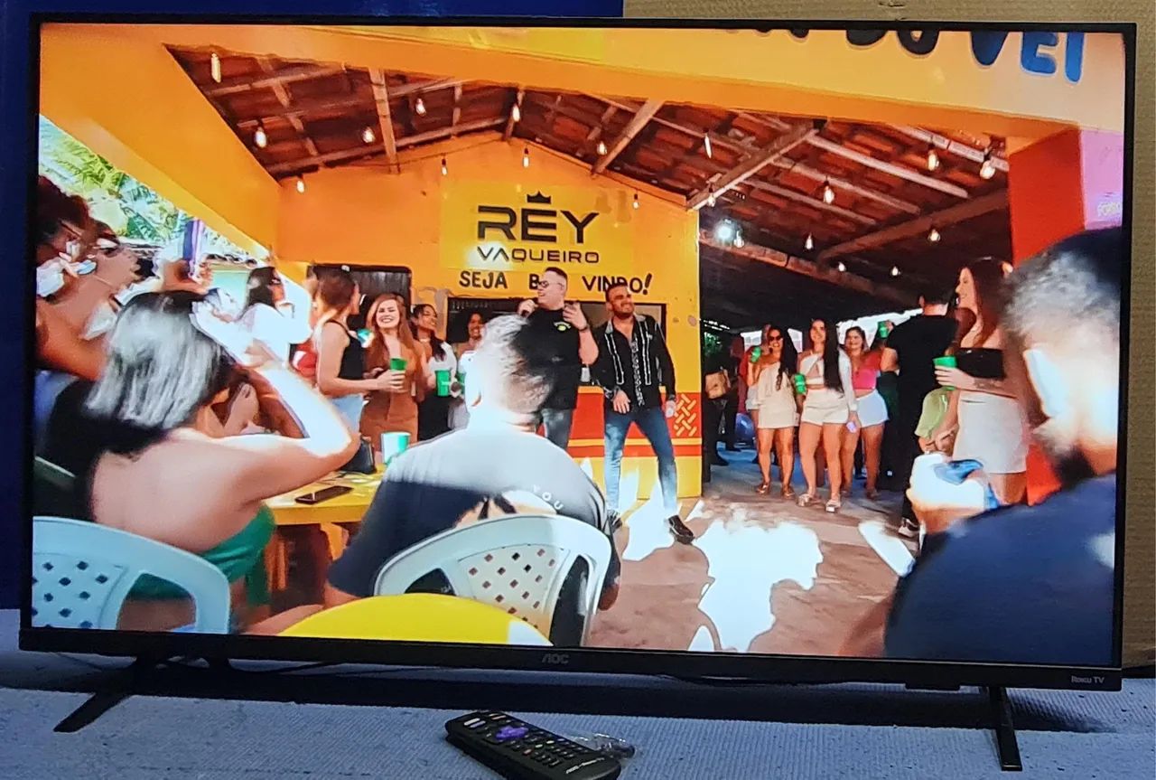 TV AOC SISTEMA ROKU 43 polegadas - Foto 3