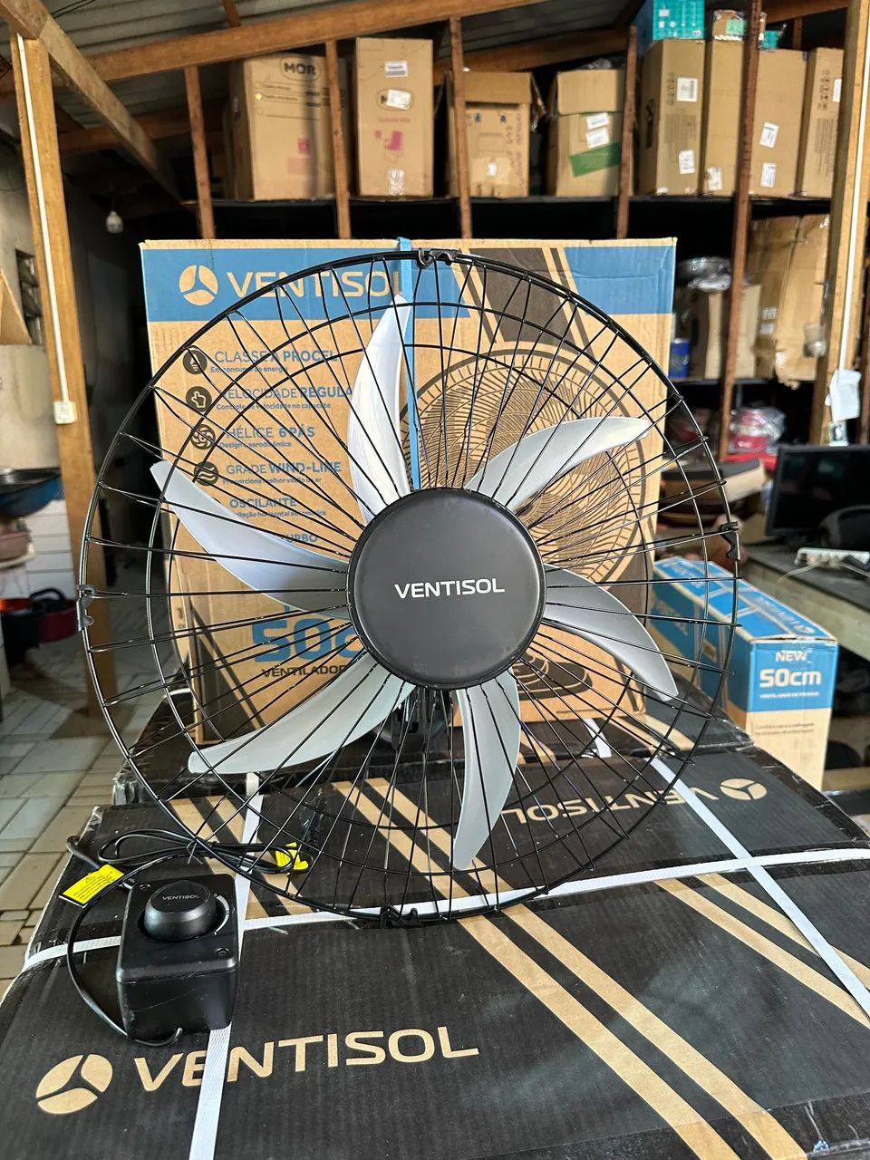 VENTILADOR DE PAREDE 50 CM - Foto 2