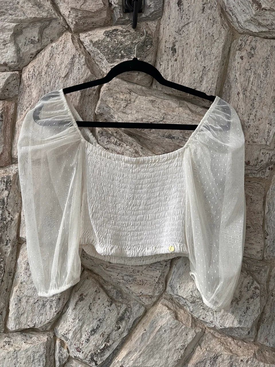 Cropped branco da Loja Liritty - Foto 2