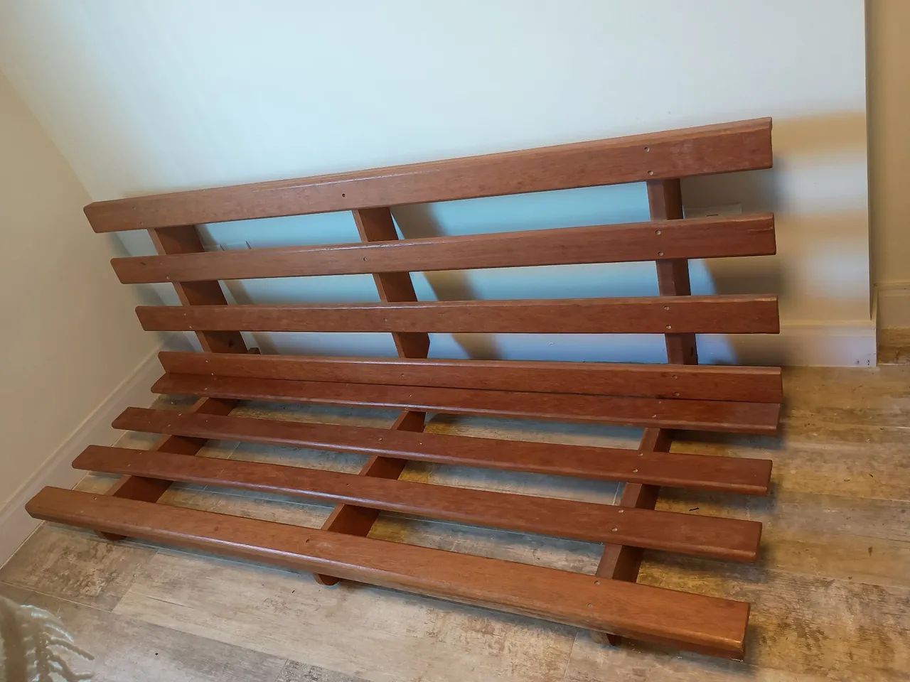 Base de madeira maciça para Futon/cama casal  - Foto 3