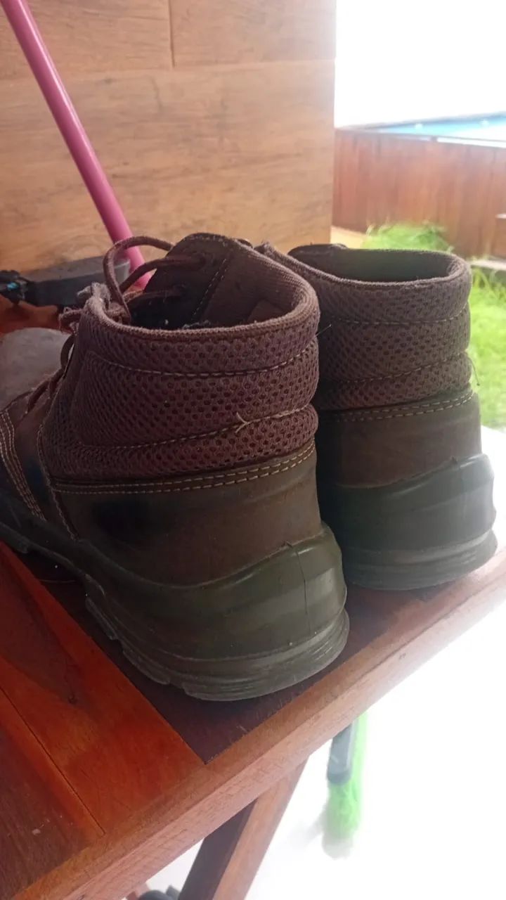 Bota bico de aço (DE COURO) - Foto 2