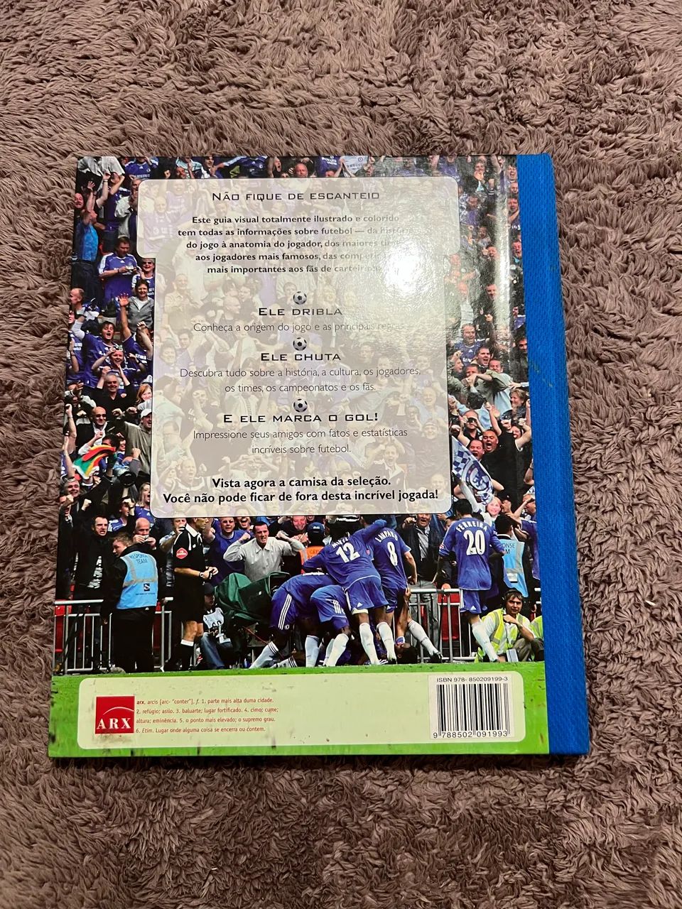 Livro Futebol 10 (ARX + Saraiva) - Edição capa dura estilo camisa - Foto 2