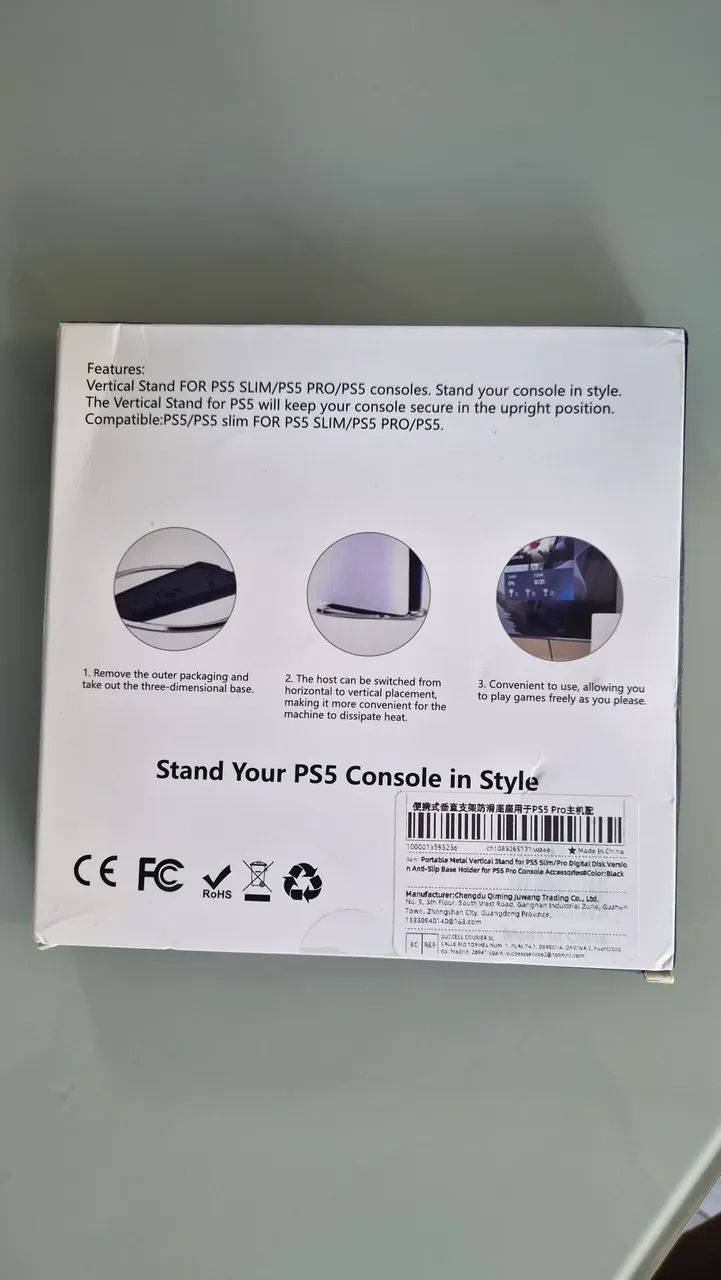 Suporte Vertical para PS5 / PS5 Slim / PS5 Pro - Foto 2