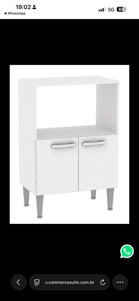 Balcao Para Forno Ba04 - Branco
