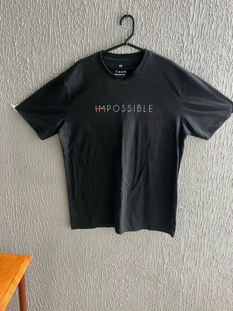 Camiseta g1 preta. Semi nova  - Foto 4