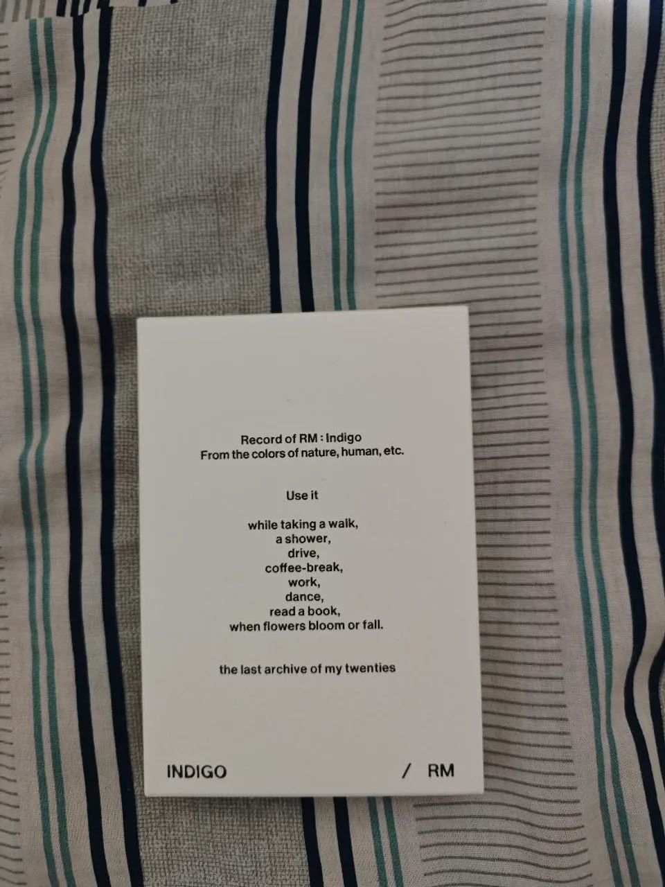 BTS RM - Indigo weverse - CDs, DVDs etc - Setor 5, Ibiporã