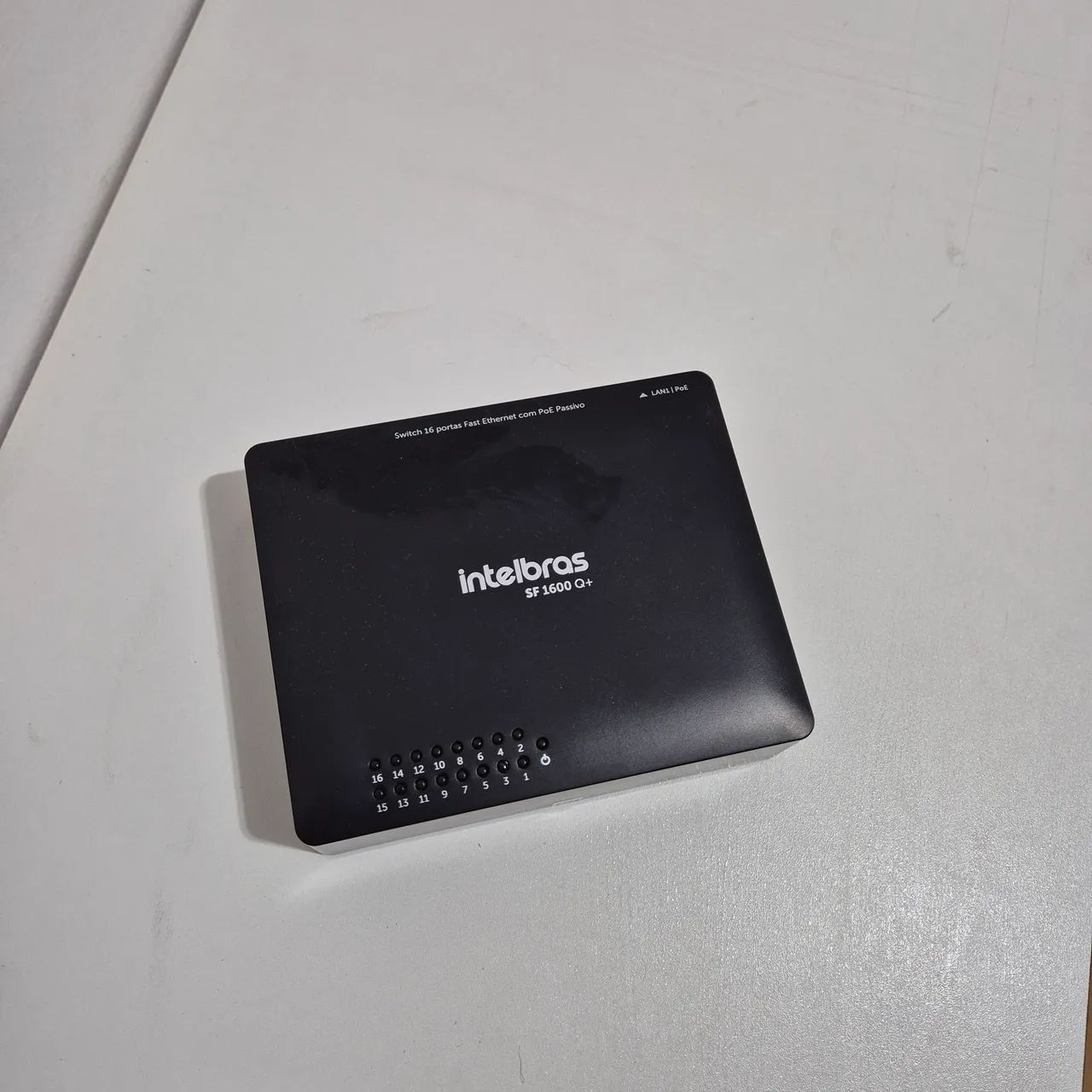  Switch 16 Portas Fast Ethernet Intelbras SF 1600 Q+ 