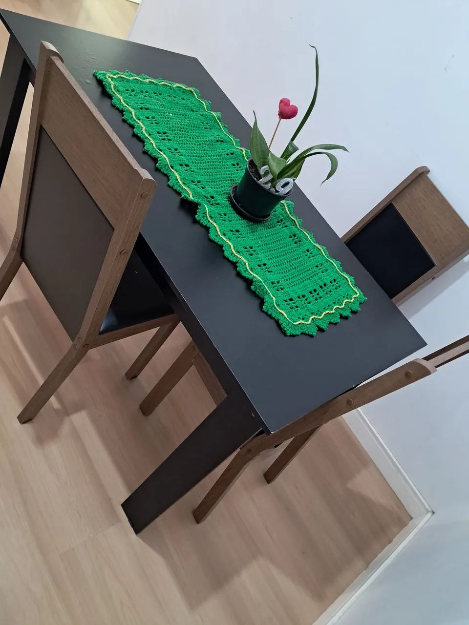 mesa com 3 cadeiras - Foto 2