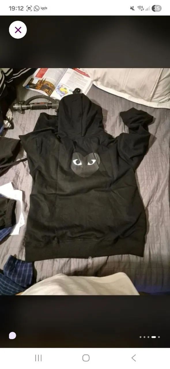 MOLETOM COMME DES GARÇONS COM ETIQUETA - Foto 3