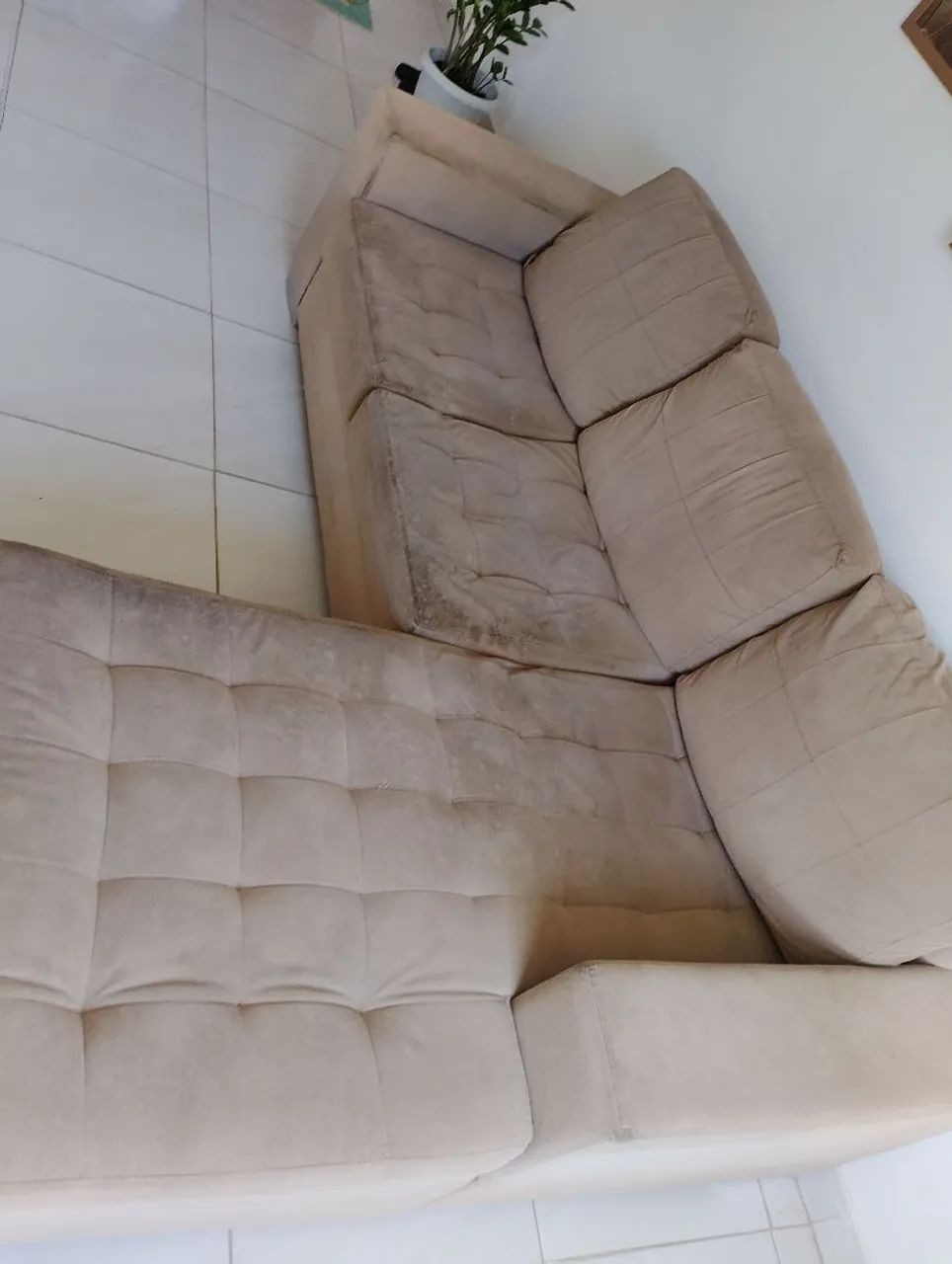 Sofa em L,  usado - Foto 2