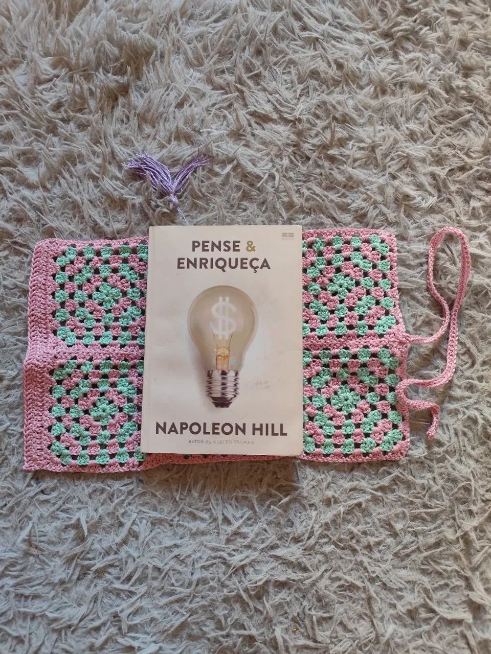 Capa de livro crochê  - Foto 4