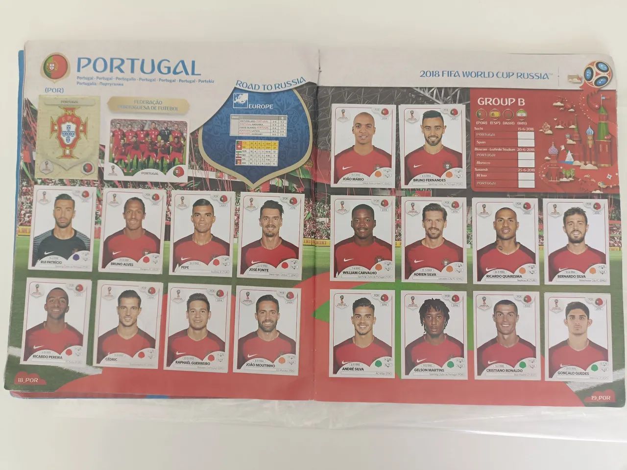 Álbum completo Copa do Mundo 2018 brochura - Hobbies e coleções