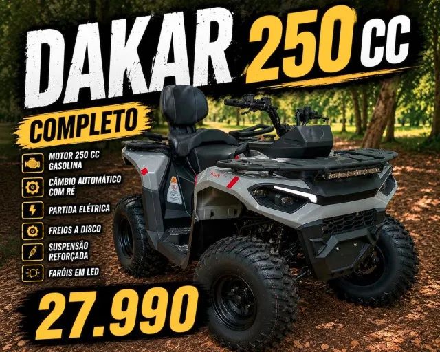 Quadriciclo off-road Dakar 250cc