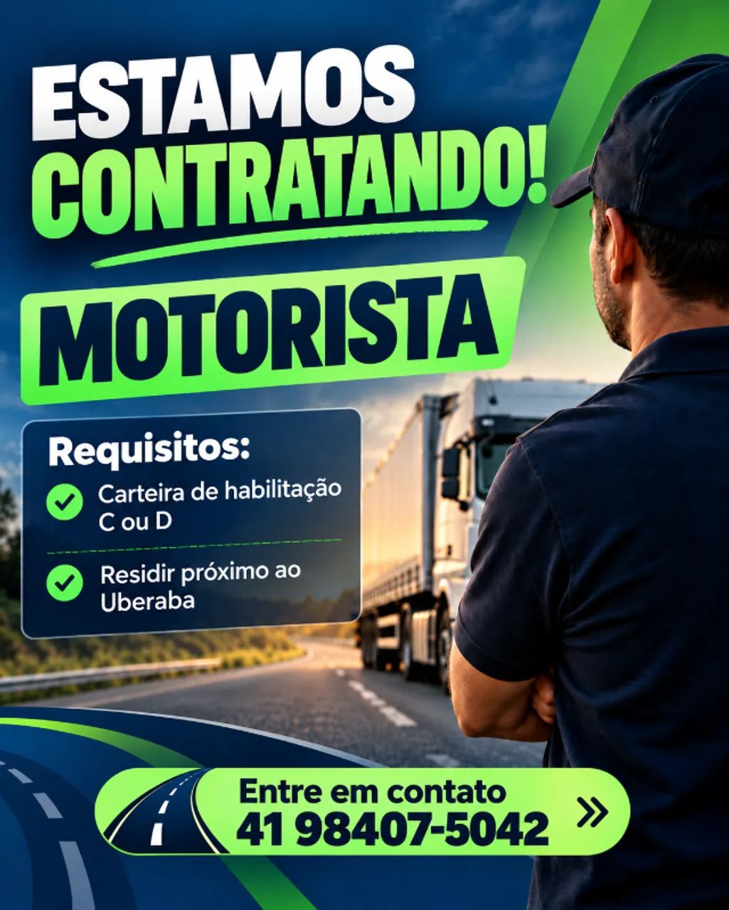 Vaga motorista 