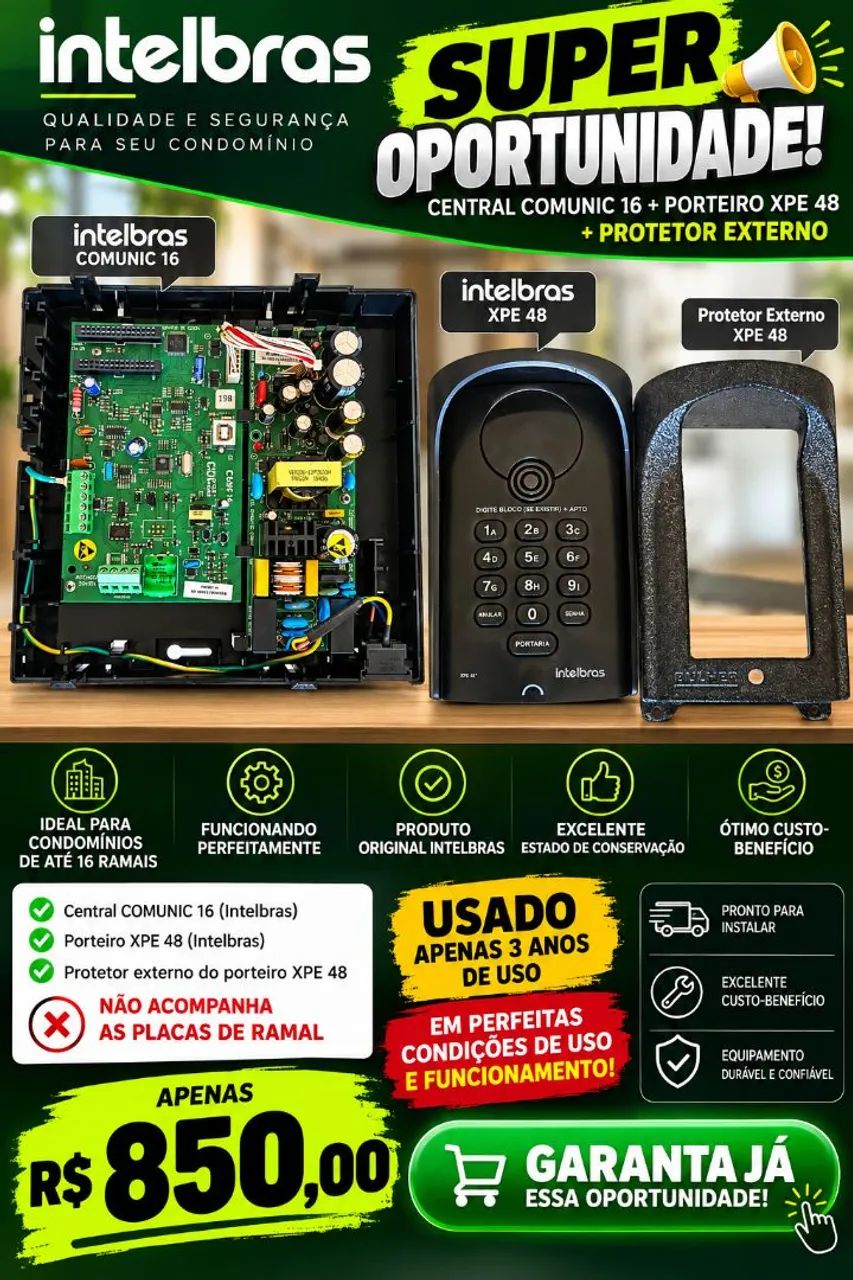 Central de condomínio 